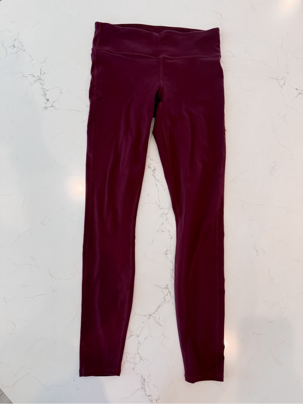 Fabletics High-Waist Burgundy Leggings
